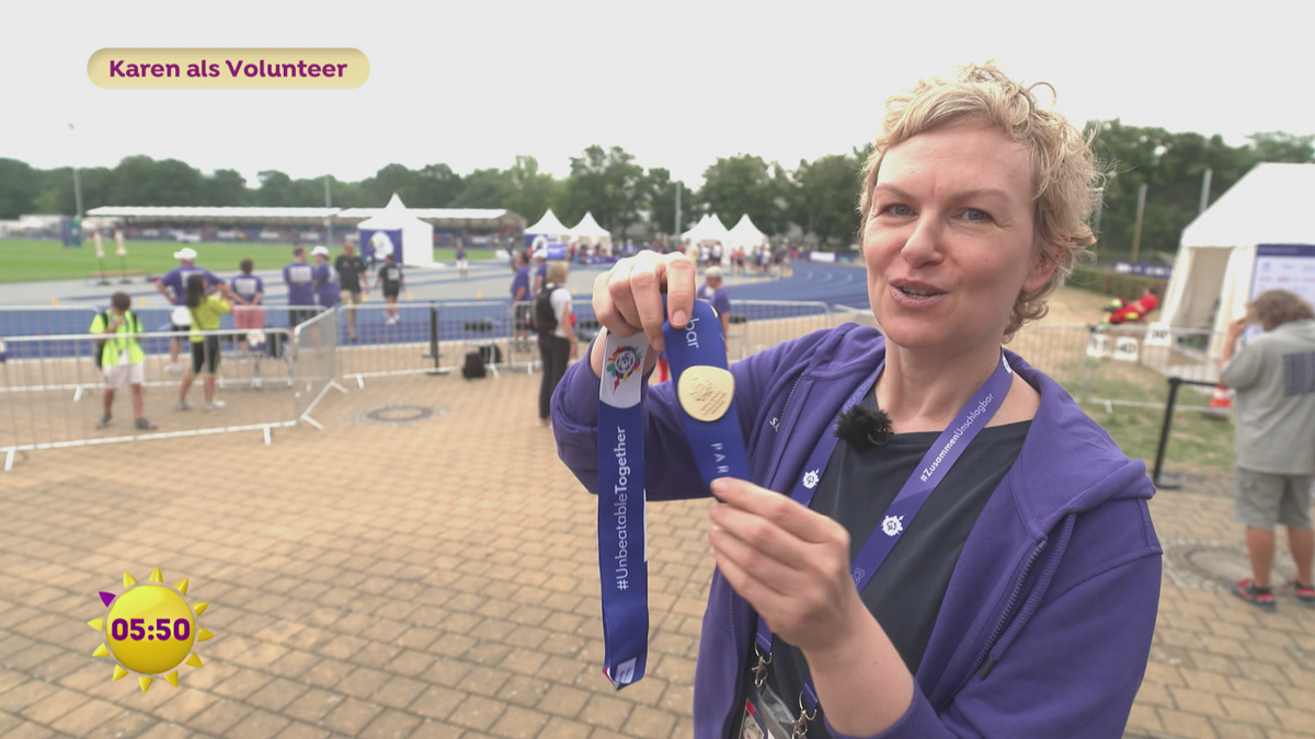 Karen als Volunteer bei den Special Olympics