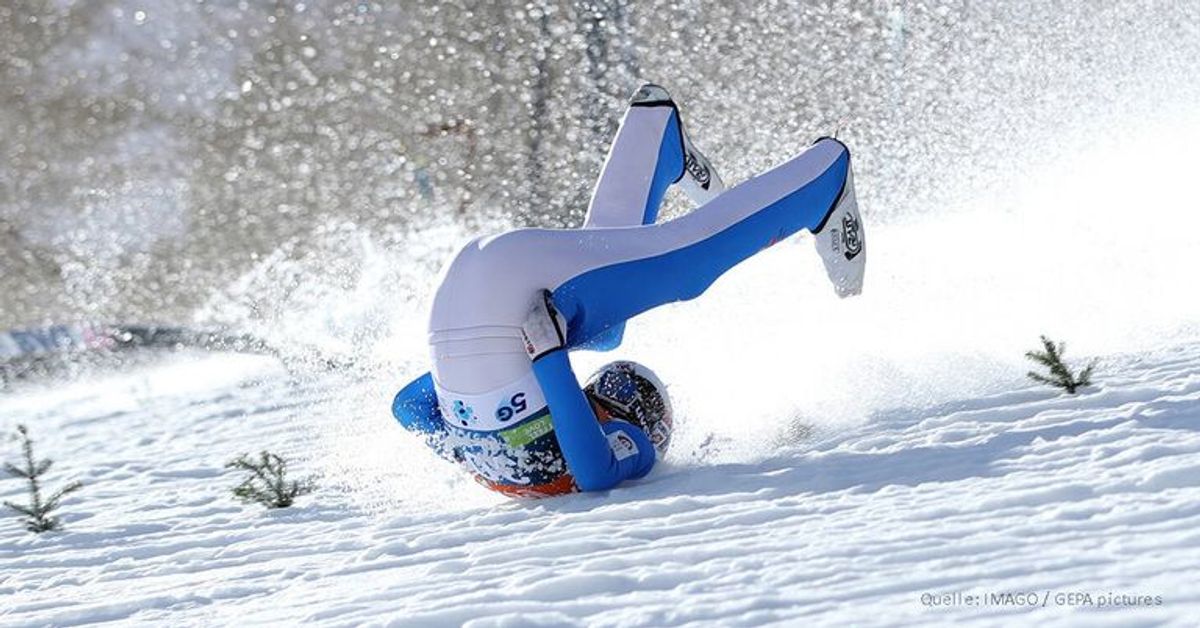 Horror-Sturz beim Skispringen: Weltmeister mit Hubschrauber abtransportiert