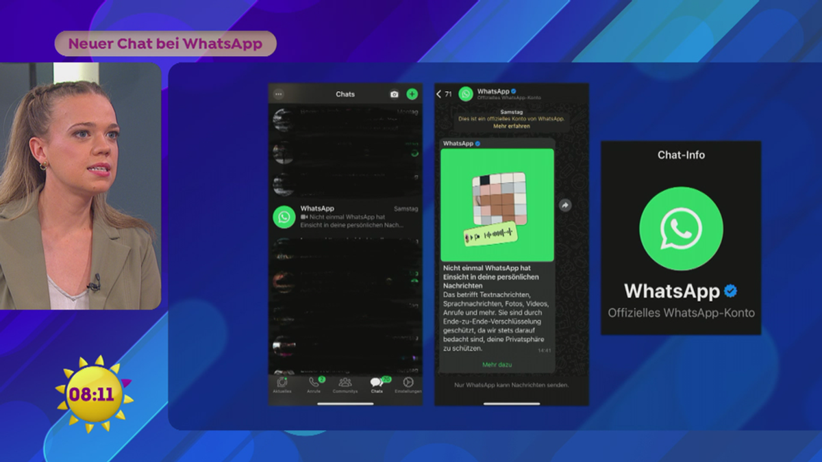 Neuer Chat bei WhatsApp