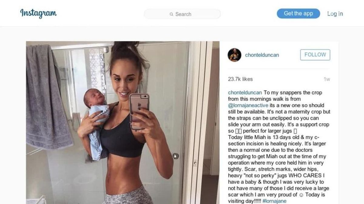 Fitness-Model Chontel Duncan: Shitstorm wegen dieses Fotos