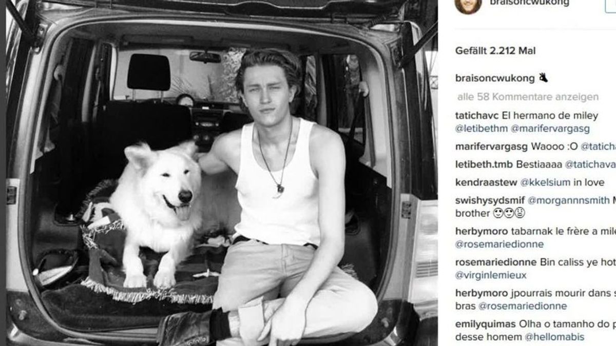 Zottelig und ungepflegt: So sehr hat sich Miley Cyrus Bruder verändert