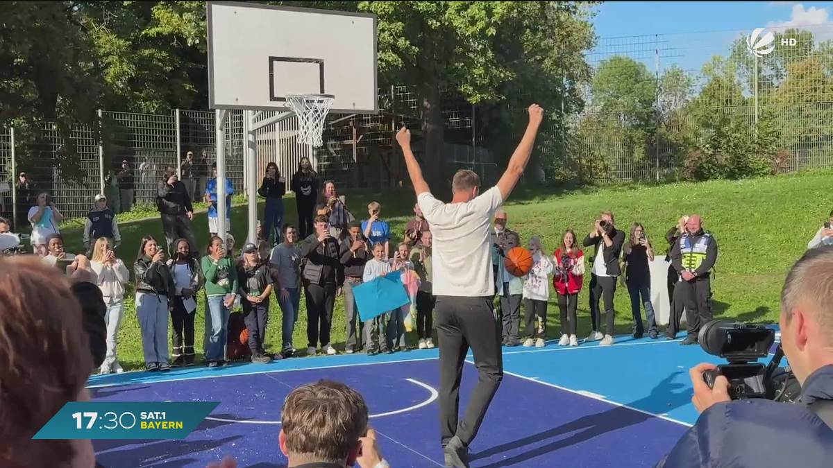 Dirk Nowitzki zurück in Würzburg: Neuer Basketballplatz für Nachwuchs
