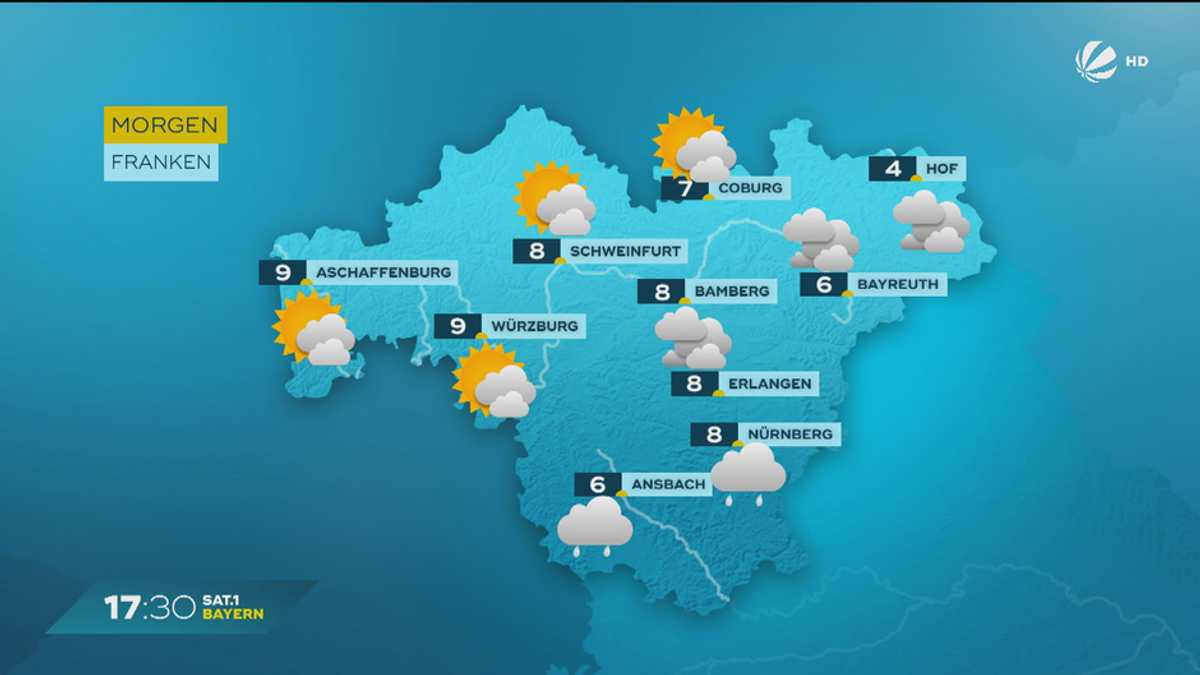 Das Bayern-Wetter vom 14.03.2025: Regnerisches Wochenende in Bayern?