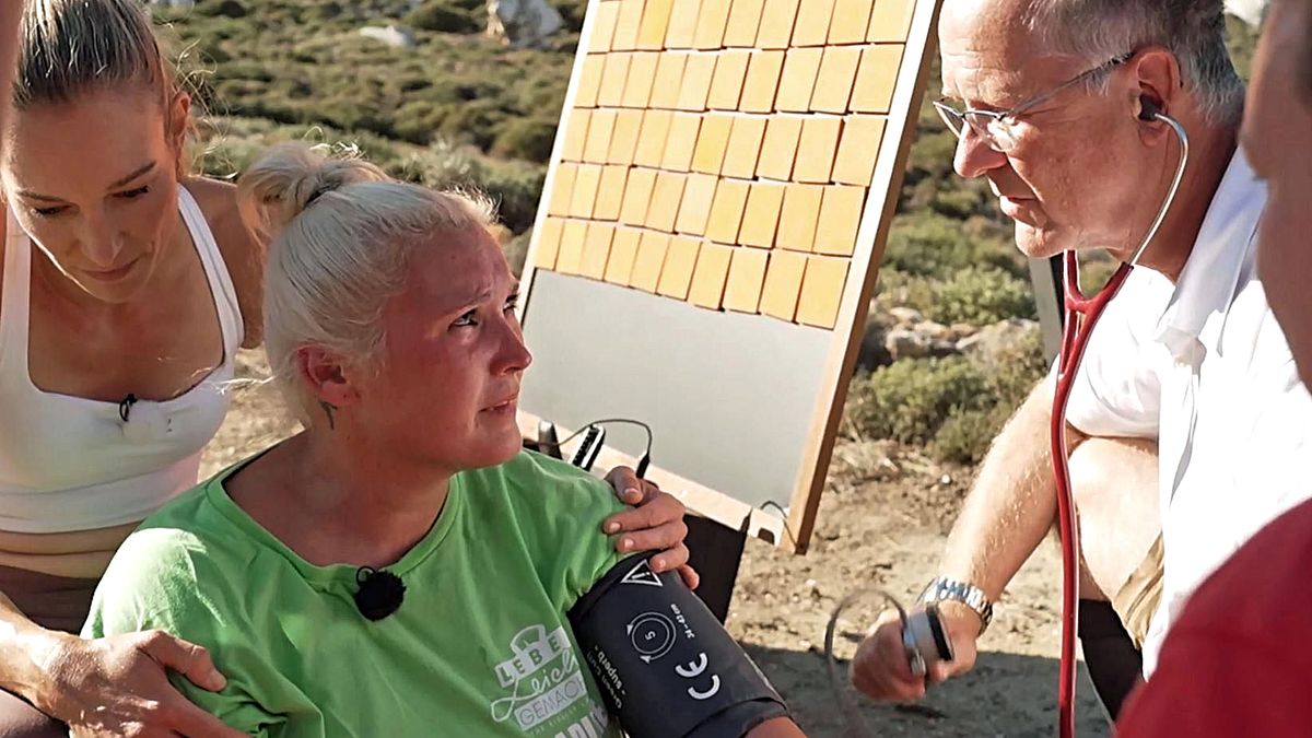 Schock bei der Challenge: Nadine bekommt keine Luft