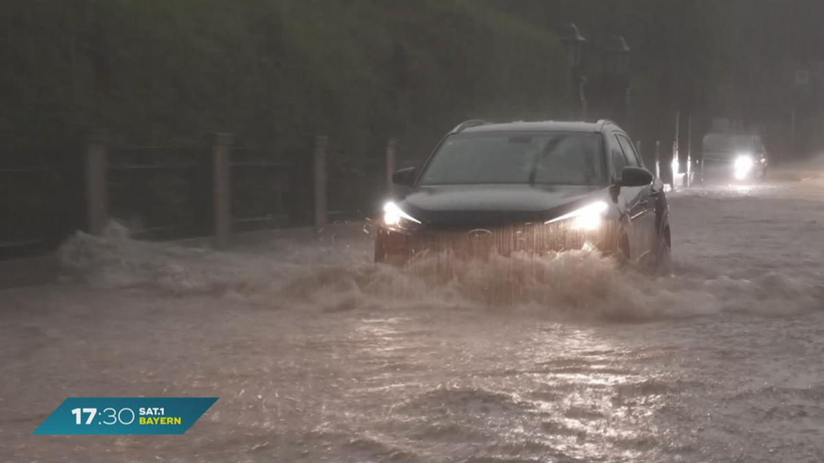 Erneute Gewitter: Schwere Unwetter im Süden Bayerns