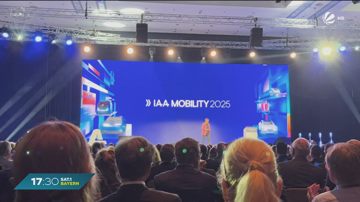 Eröffnung der IAA Mobility in München: Merz und Söder mit Forderungen