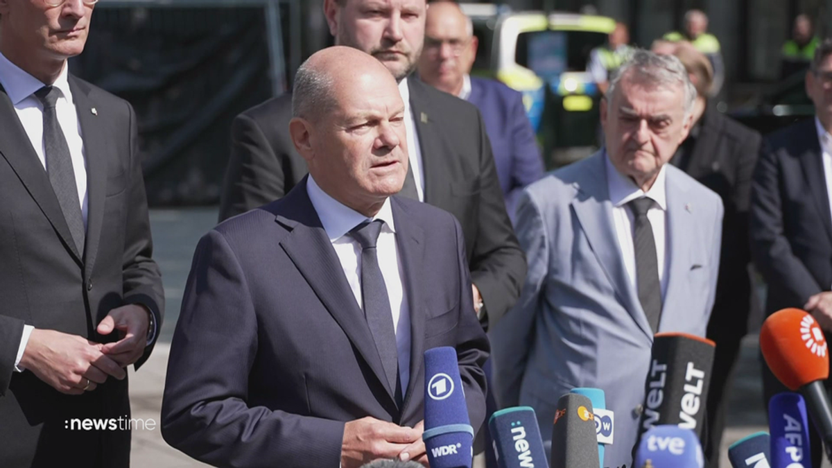 Bundeskanzler Scholz: "Das war Terrorismus gegen alle"