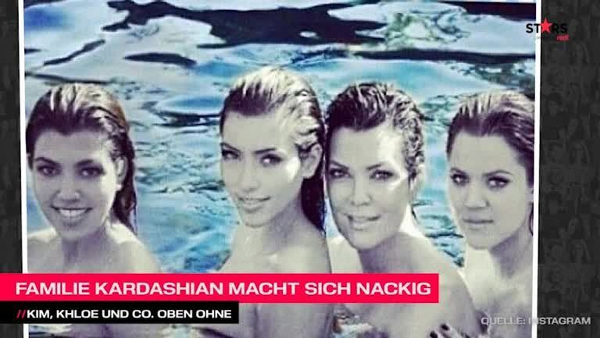 Familie Kardashian macht sich nackig