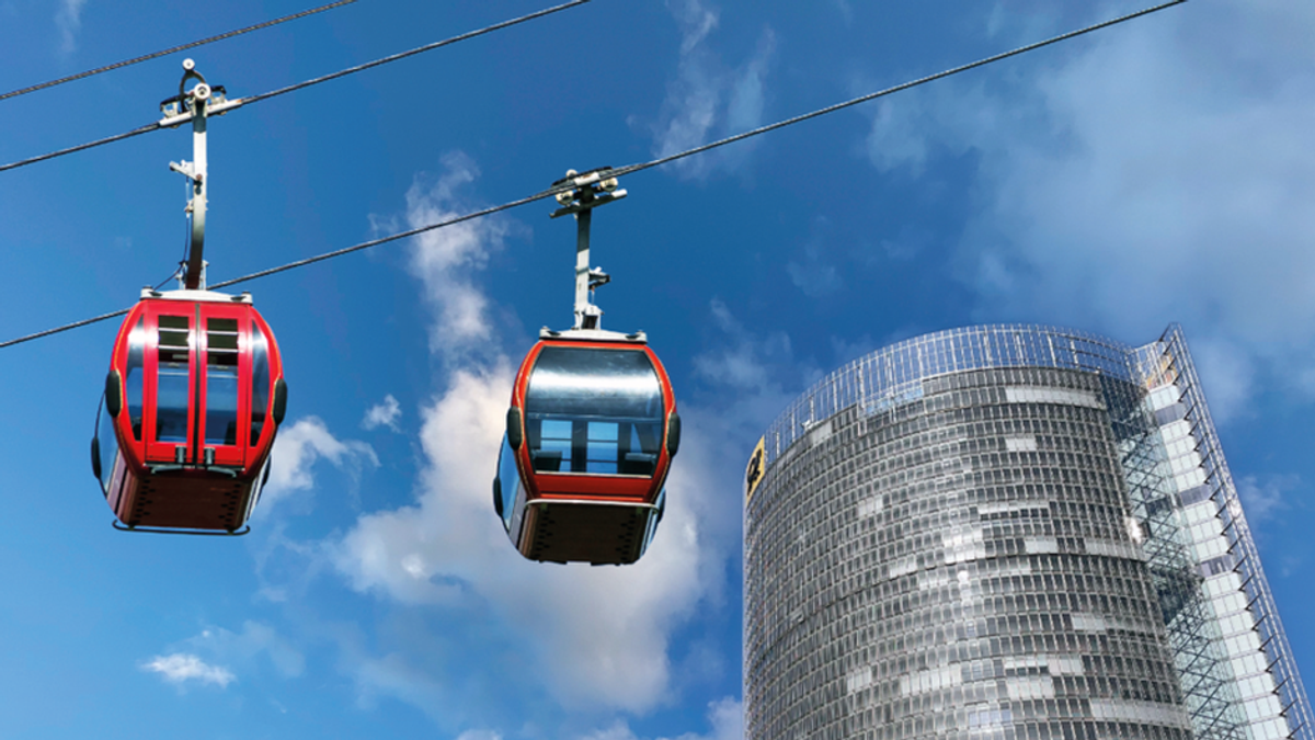 Bonn plant Seilbahn im ÖPNV