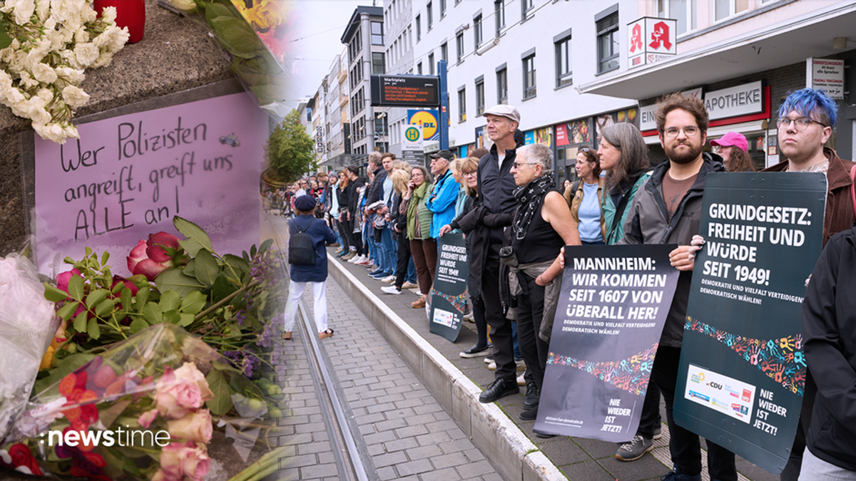 Nach Messerattacke in Mannheim: Polizist stirb an Verletzungen