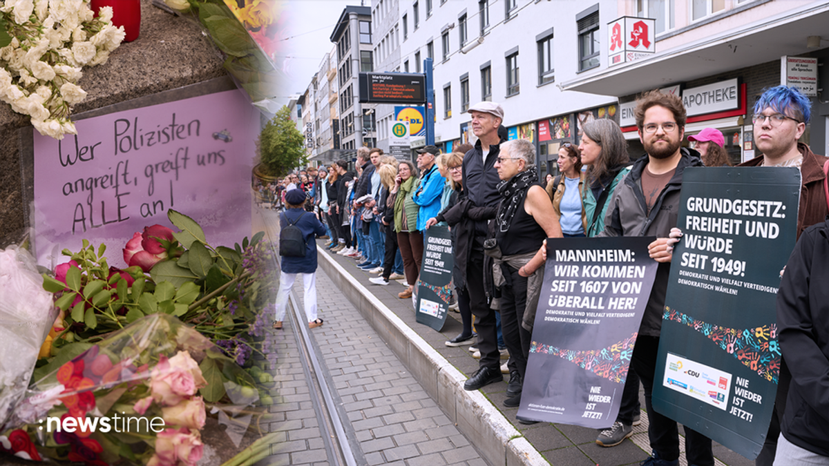 Nach Messerattacke in Mannheim: Polizist stirbt an Verletzungen