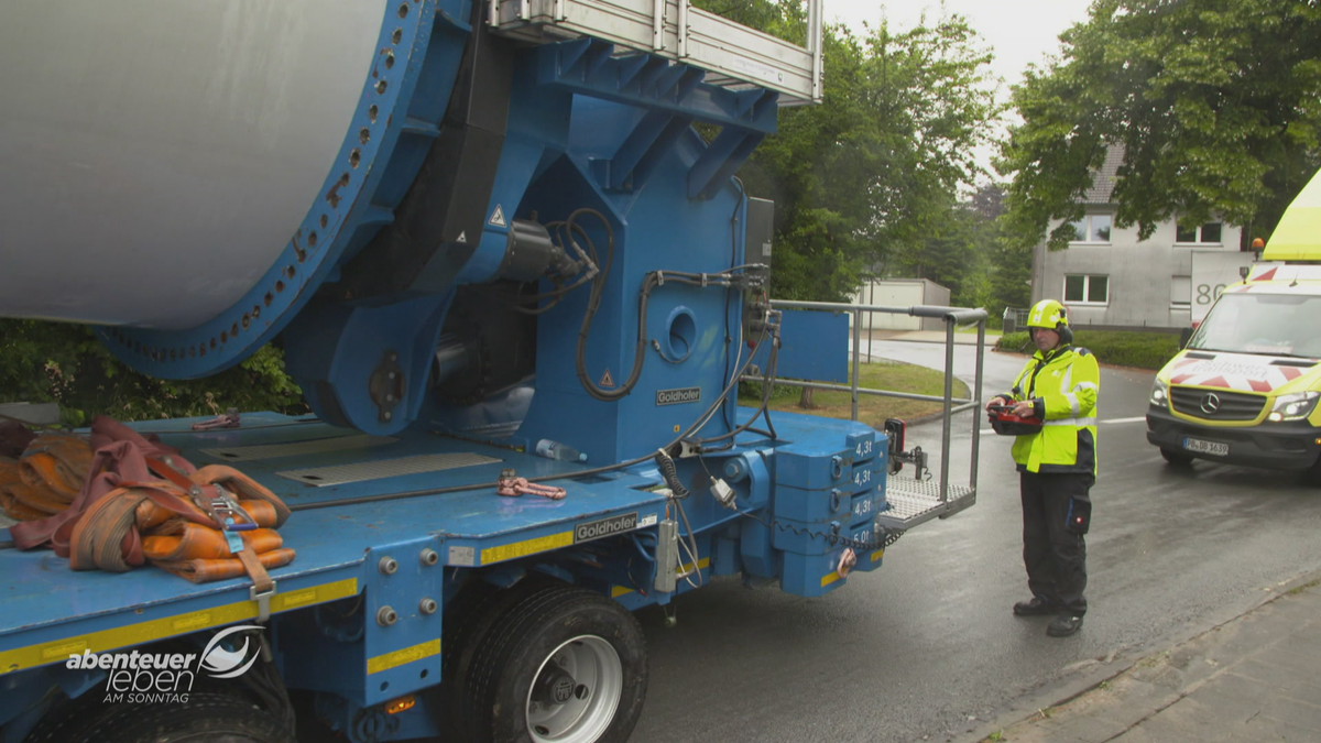 Schwertransport extrem: Windräder auf Tour