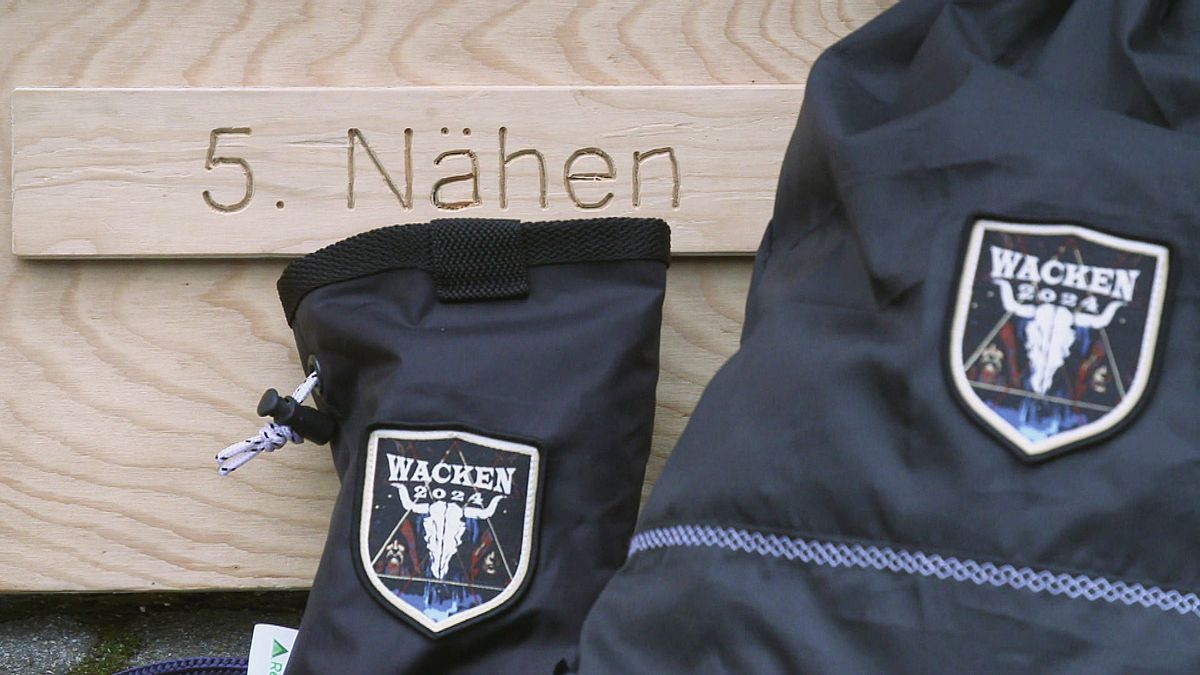 Wacken-Upcycling: So werden alte Festival-Zelte zu neuen Gegenständen!