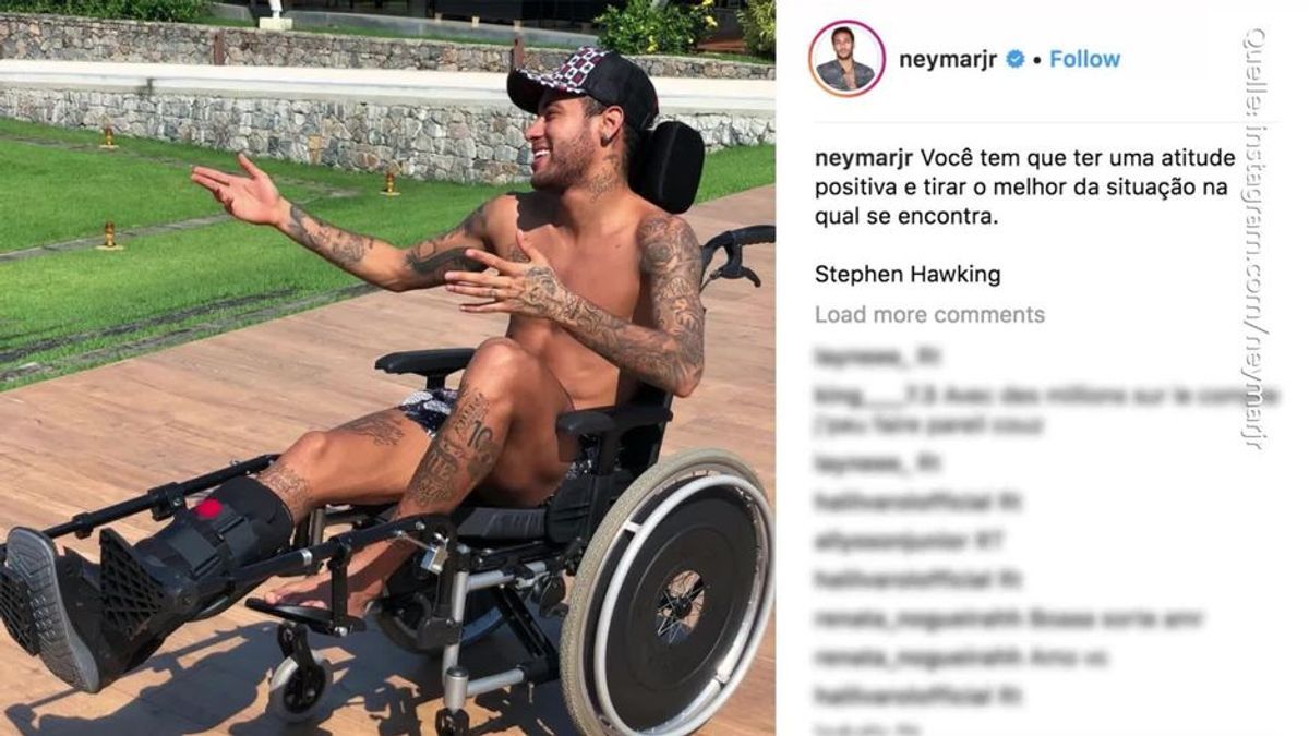 Neymar postet geschmackloses Foto nach Tod von Stephen Hawking