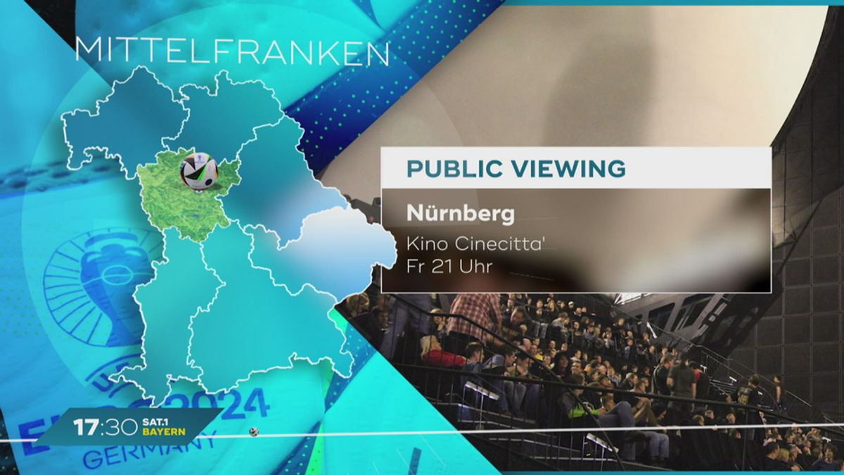 Public Viewing zur EM 2024: Spots in ganz Bayern