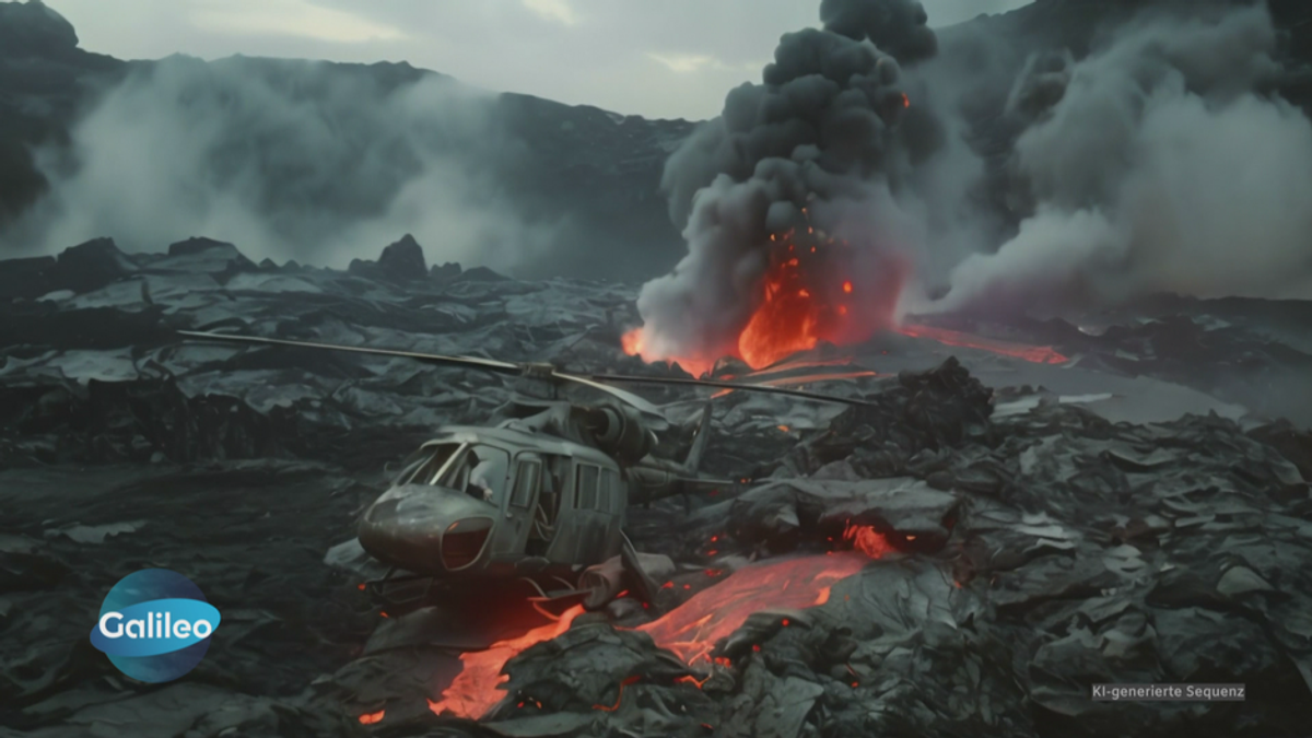 Stranger than Fiction: Absturz in einen Vulkan