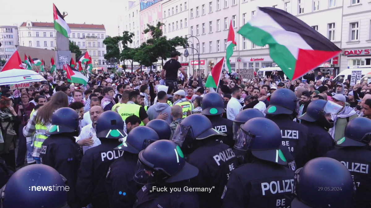 "Berlin soll brennen": Ausschreitungen bei Pro-Palästina-Demo in der Hauptstadt 