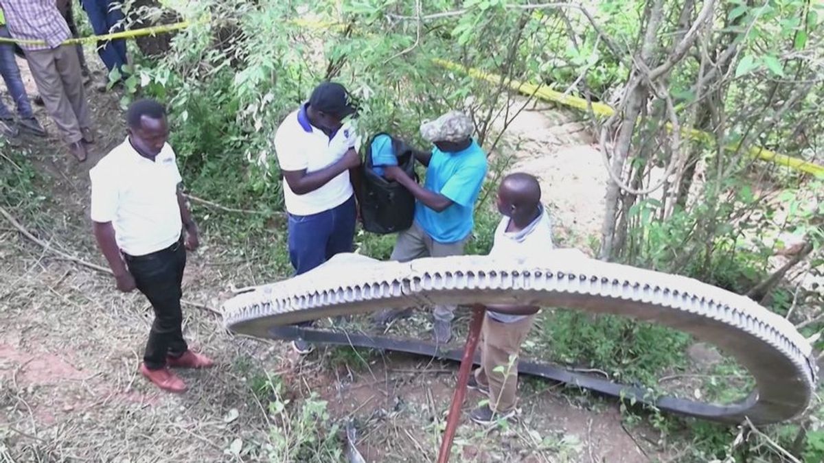 Wow der Woche: Weltraumschrott in Kenia