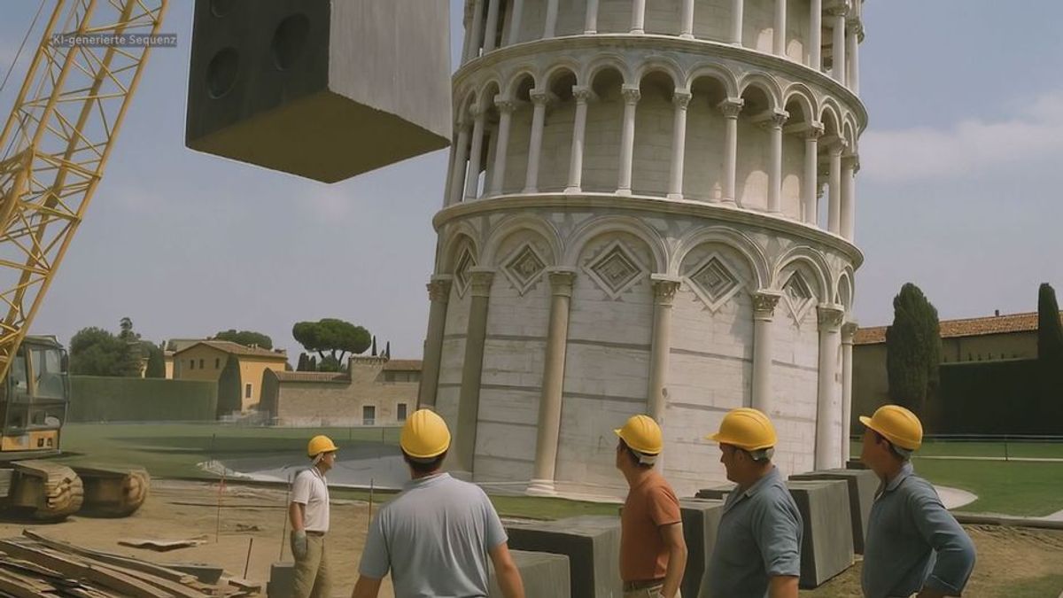 Stranger than Fiction: Mädchen rettet schiefen Turm von Pisa