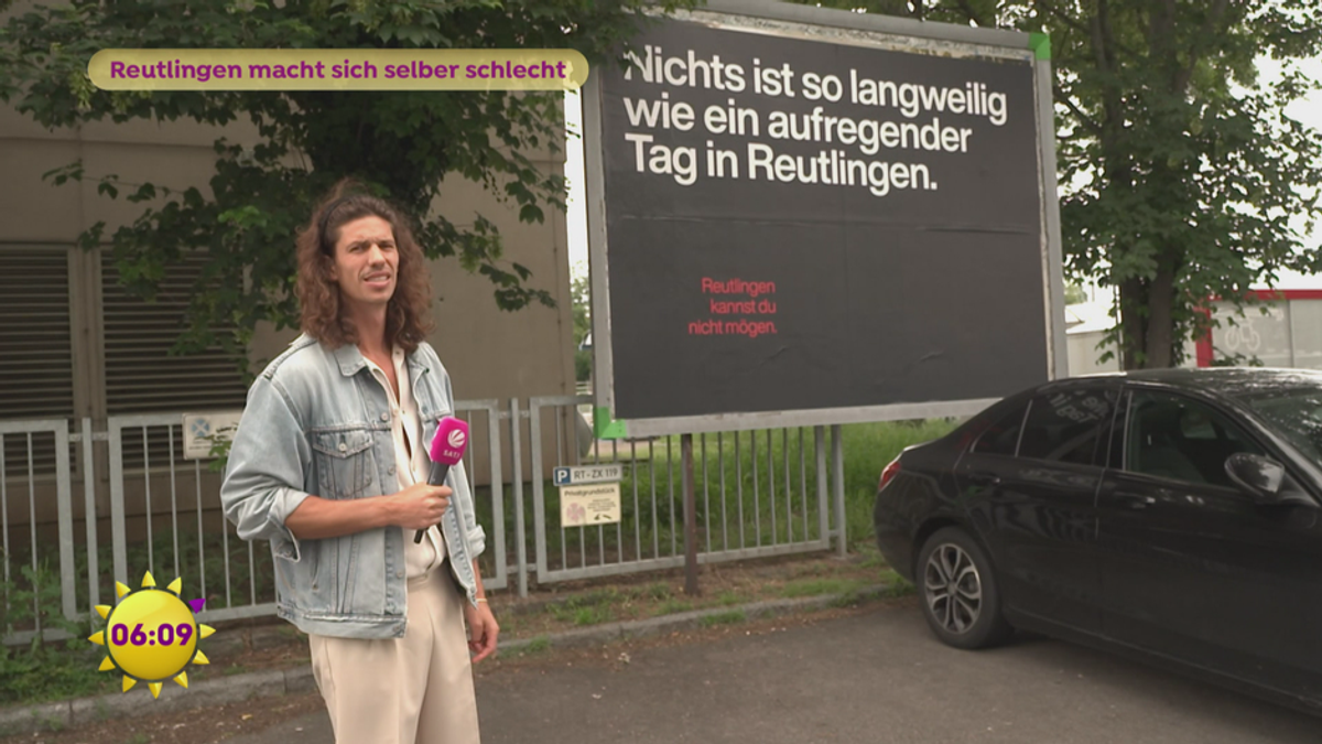 Beleidigende Werbeplakate für die Stadt Reutlingen