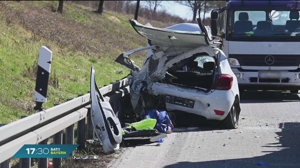 Schwerer Unfall auf der A3: Sechs Verletzte nach Massenkollision