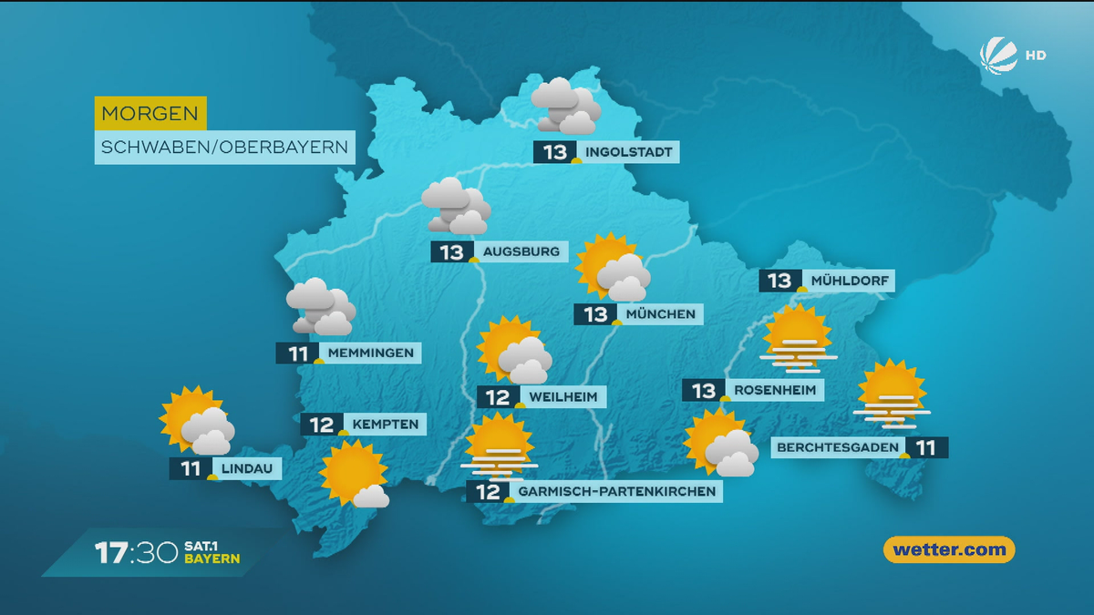 Das Bayern-Wetter vom 16.10.2025: Kinowetter im Freistaat