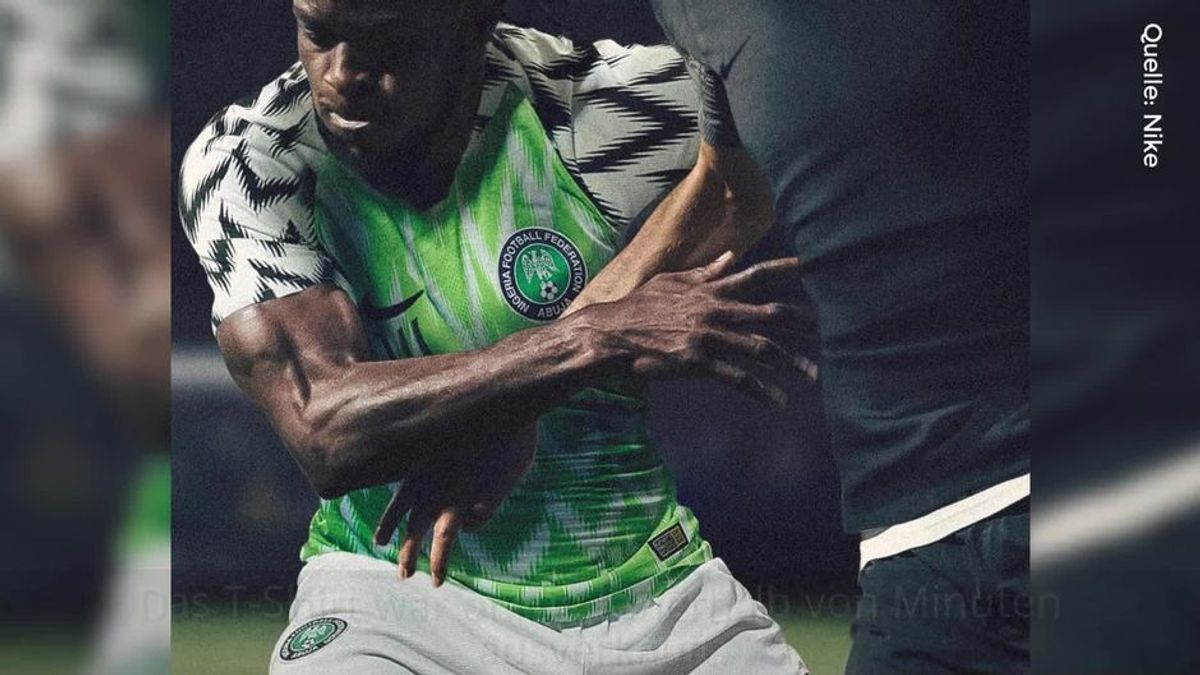 WM 2018: Nigerias Trikot nach zwei Minuten ausverkauft