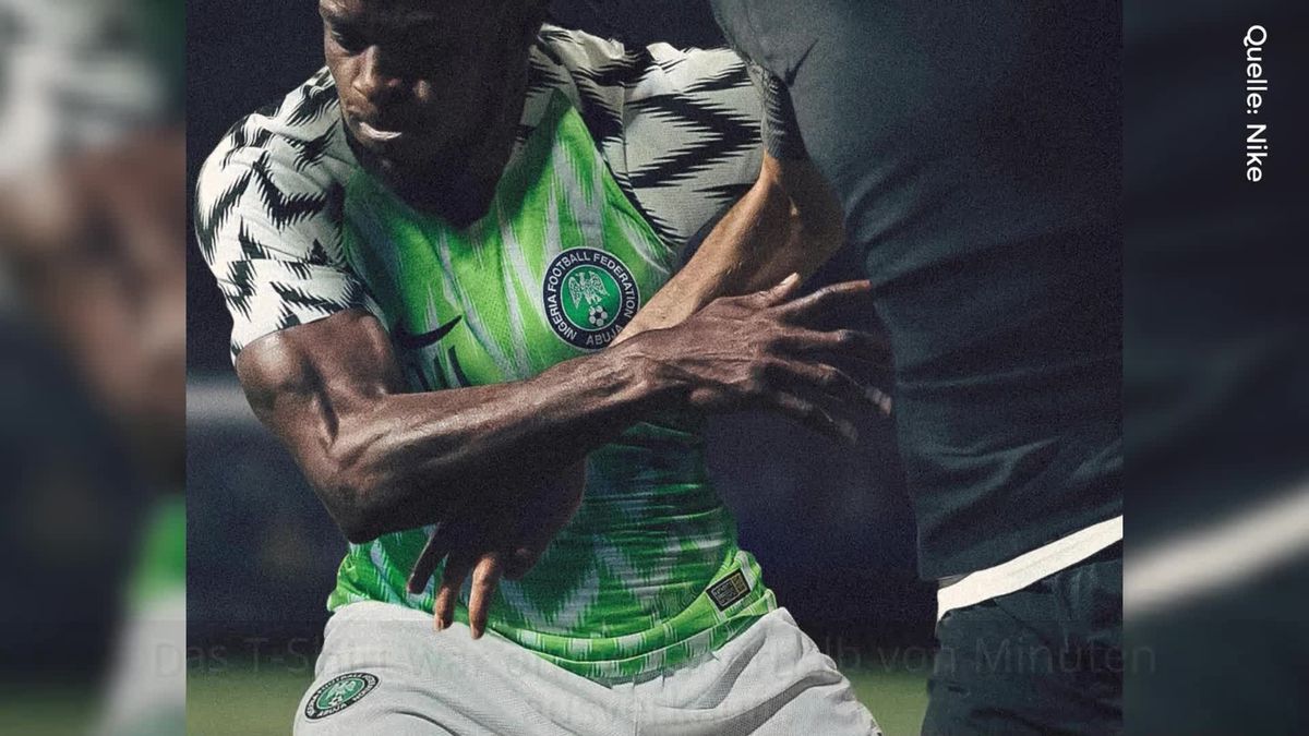 WM 2018: Nigerias Trikot nach zwei Minuten ausverkauft