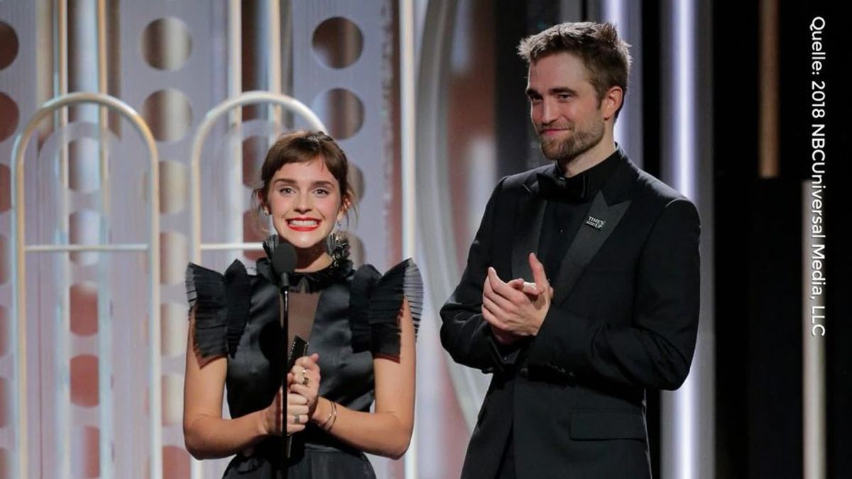Golden Globes: "Harry Potter"-Stars Emma Watson und Robert Pattinson gemeinsam auf der Bühne