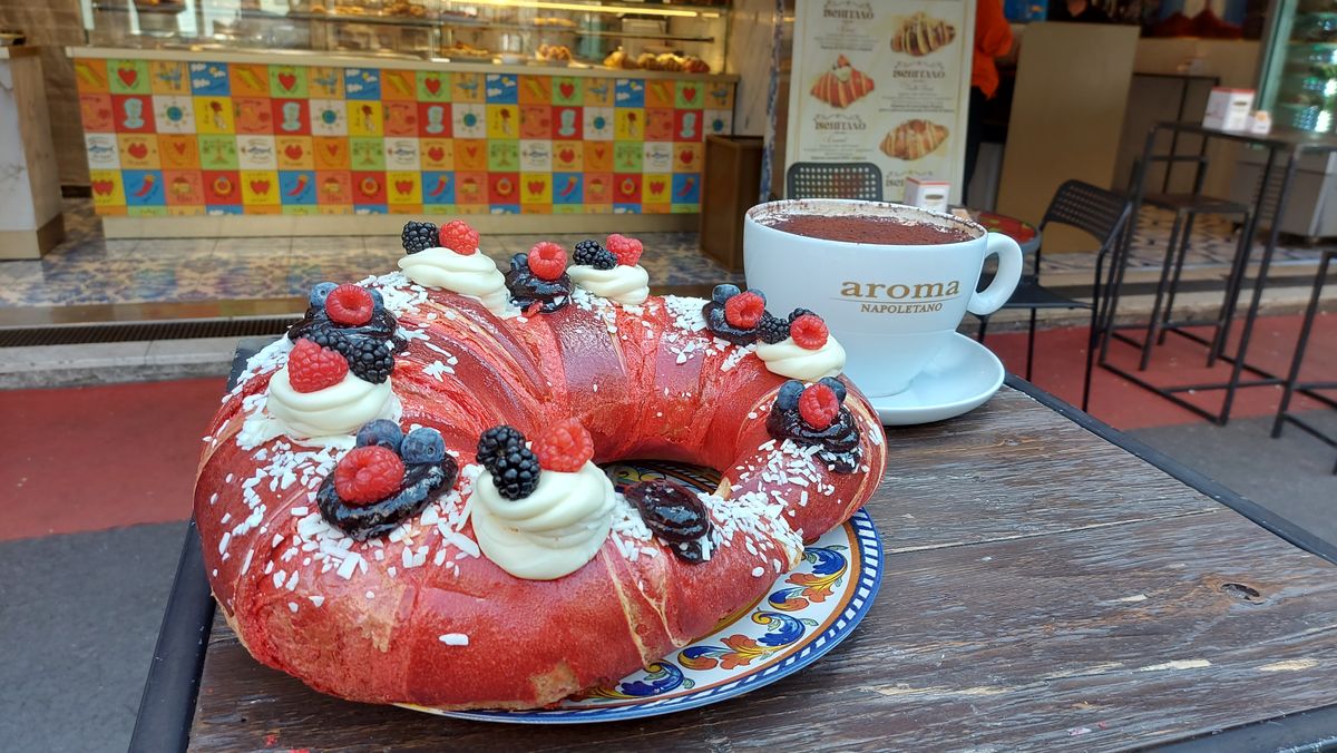 Riesen Croissants in Mailand