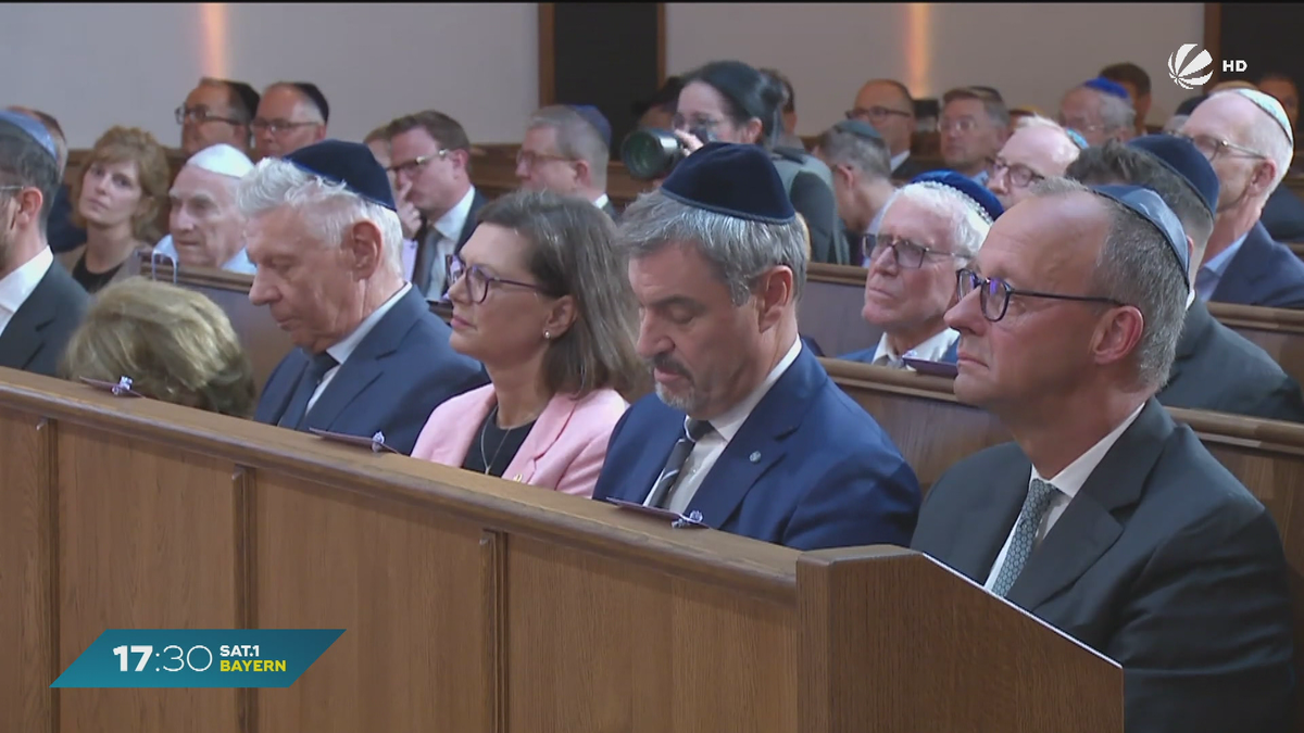 Restaurierte Synagoge in München: Emotionaler Merz bei Wiedereröffnung