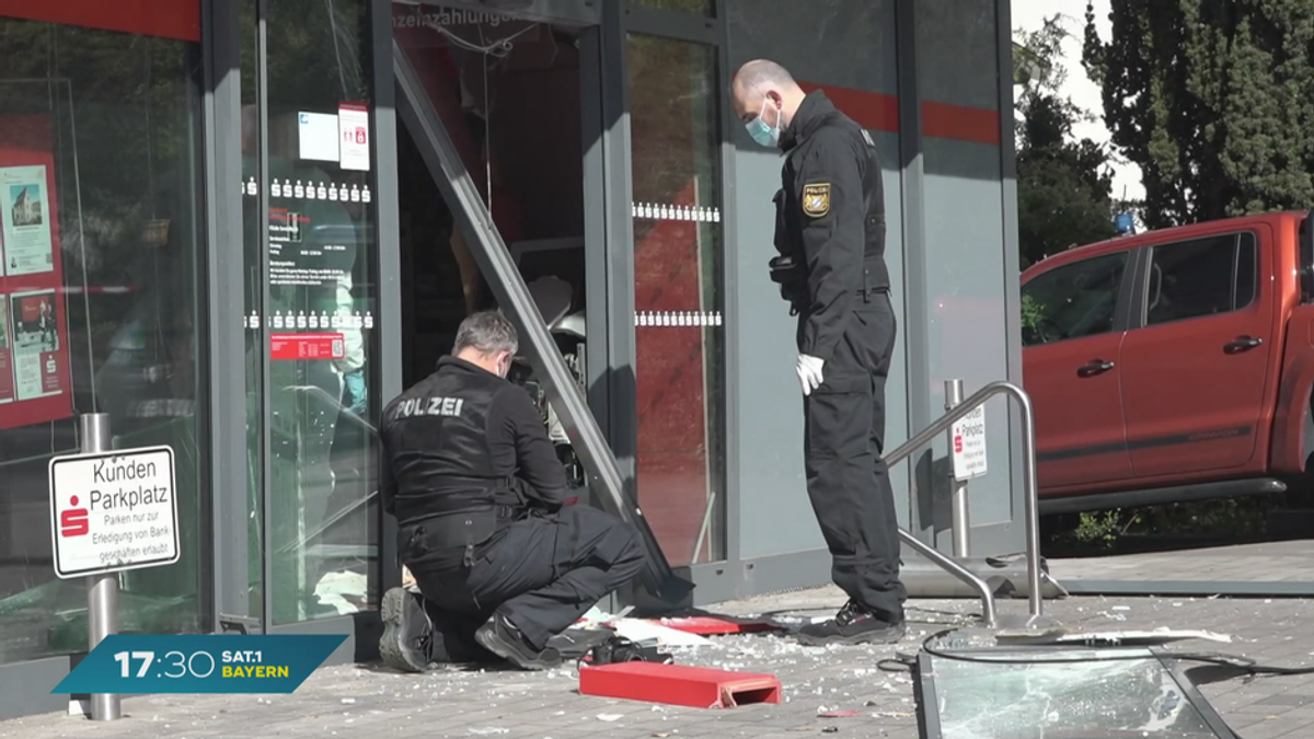 Wieder Geldautomaten in Unterfranken gesprengt: Täter auf der Flucht 