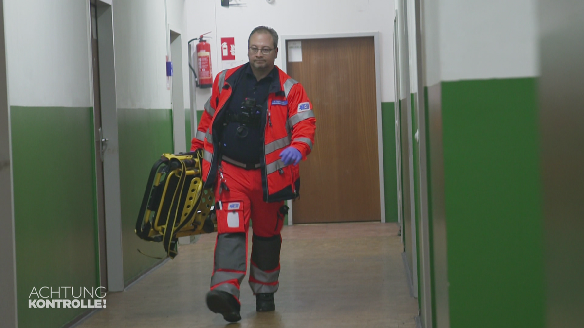 Verdacht auf Herzinfarkt - Aicher Sanitäter München