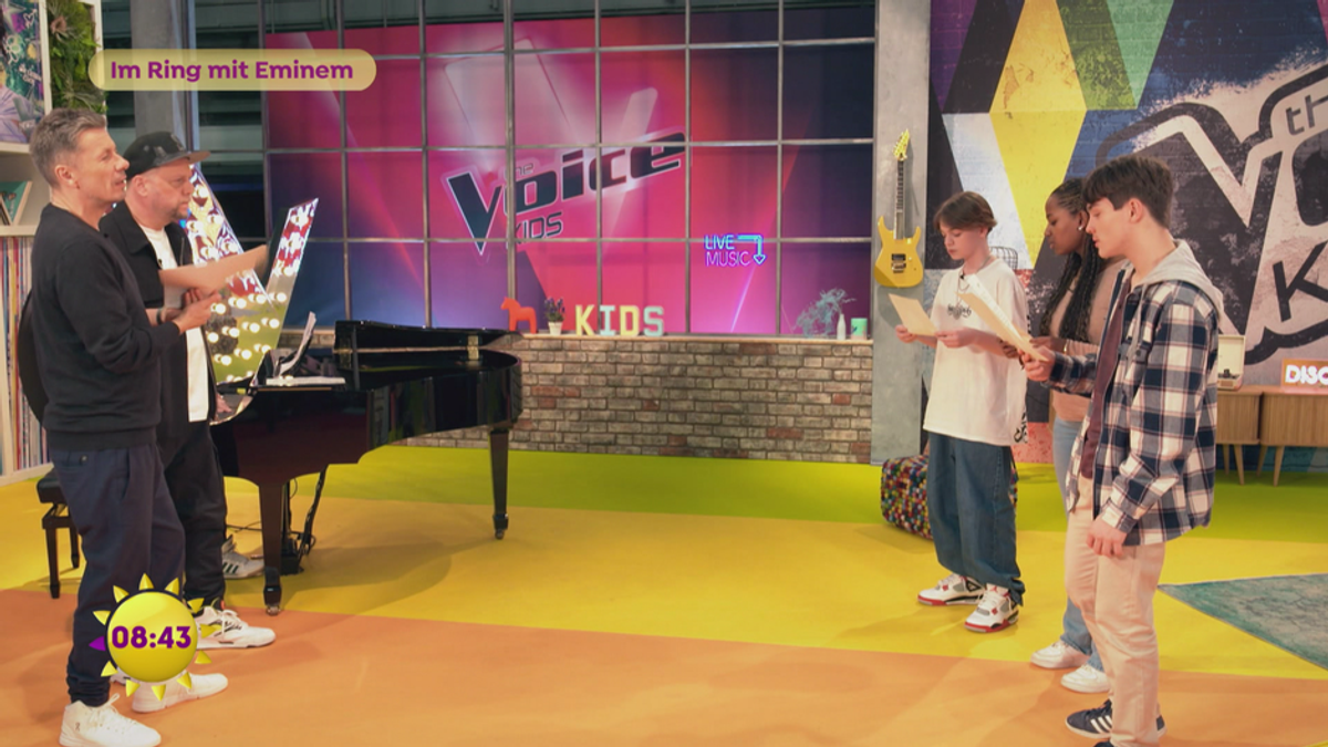 Linus, Kai und Lilian rappen Eminem bei "The Voice Kids"