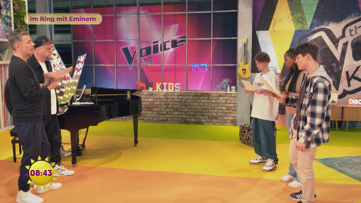 Linus, Kai und Lilian rappen Eminem bei "The Voice Kids"