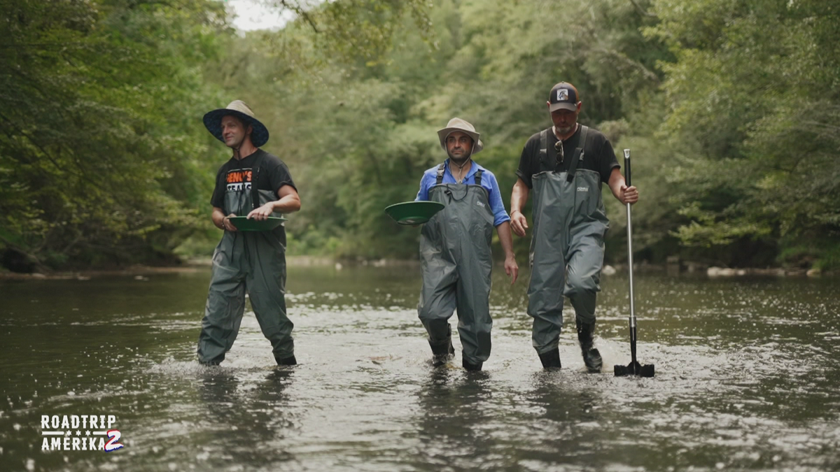 "Eure Augen werden Bling, Bling machen!": Goldsuche im Uwharrie National Forest