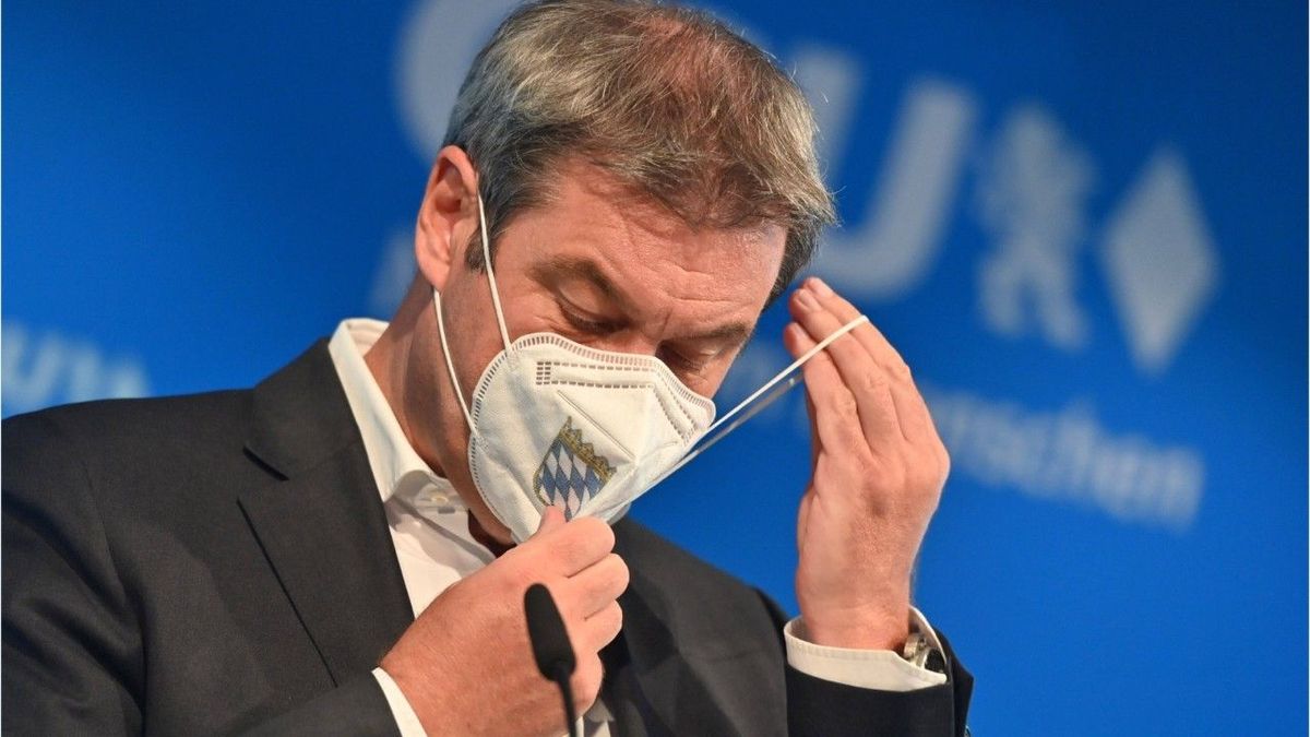 Bayern: Söder will Abschaffung der FFP-2-Maskenpflicht