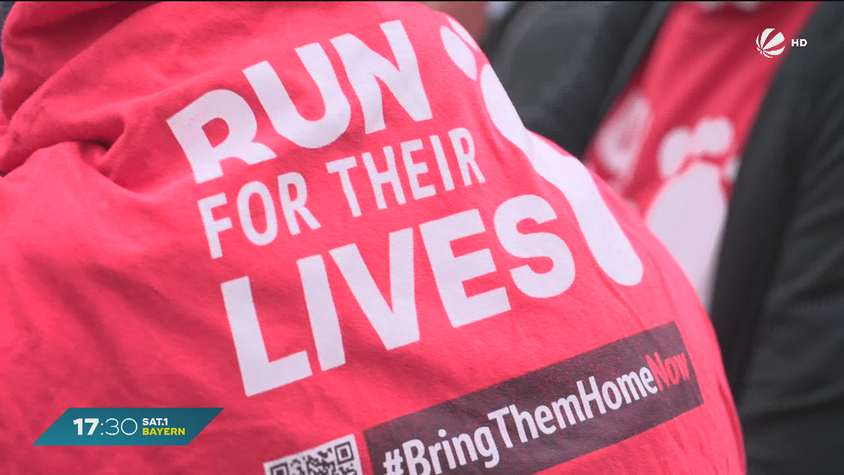 „Run for their lives“ in München: Solidaritätslauf für israelische Geiseln