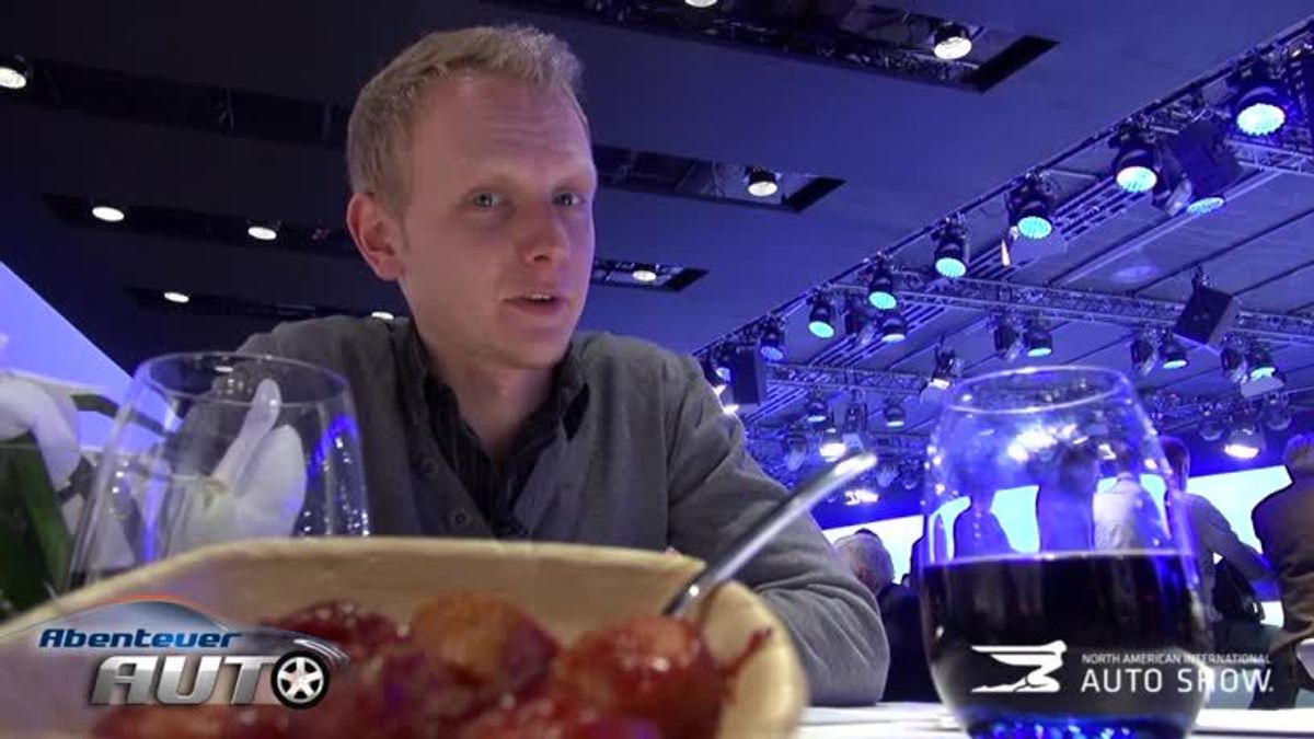 Volkswagen-Currywurst auf der NAIAS 2014