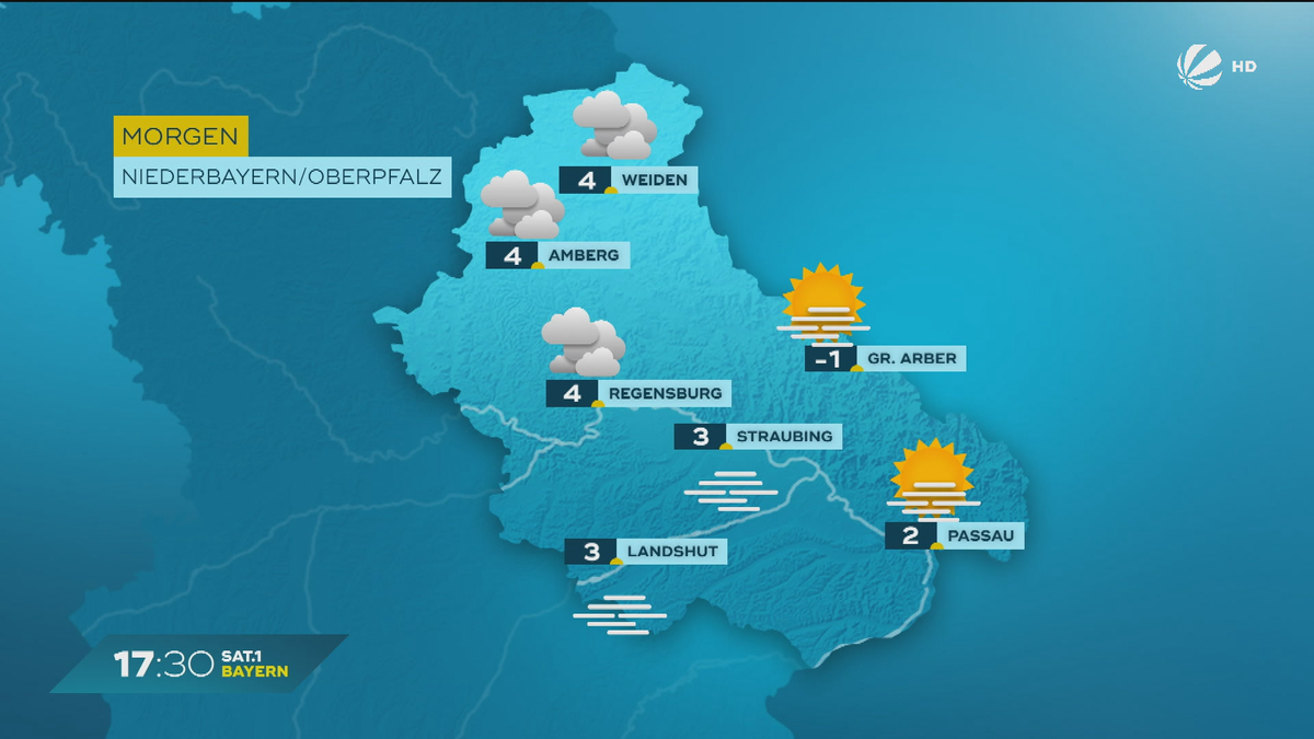 Das Bayern-Wetter vom 12.11.2024: Wolkig und teilweise Sonne