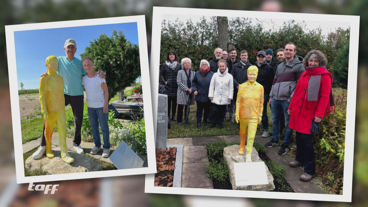 Friedhofs-Statue sorgt für Ärger