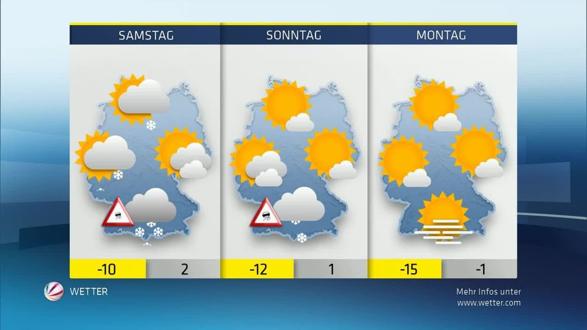 Das SAT.1-Wetter am 15.01.2016