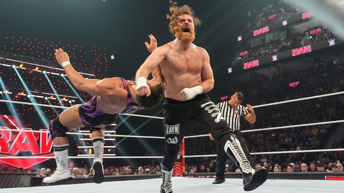 Chad Gables hart umkämpftes Match um Sami Zayns Intercontinental Titel 