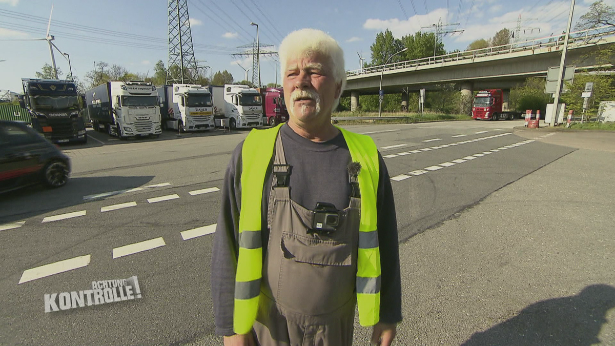 Ein Platzwart für Recht und Ordnung - Autohof Hamburg 