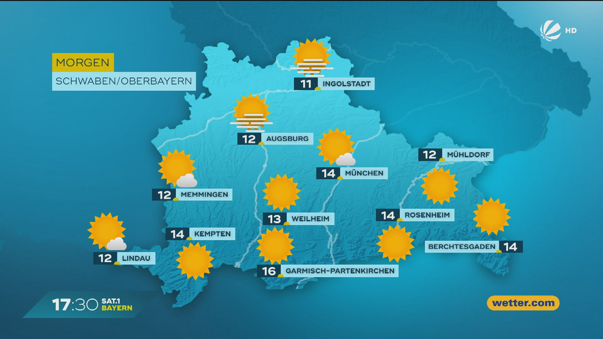 Das Bayern-Wetter vom 03.11.2025: Nebel und Sonne im Wechsel