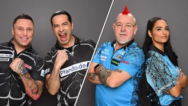 Bülent Ceylan & Gerwyn vs. Amira Pocher & Peter Wright