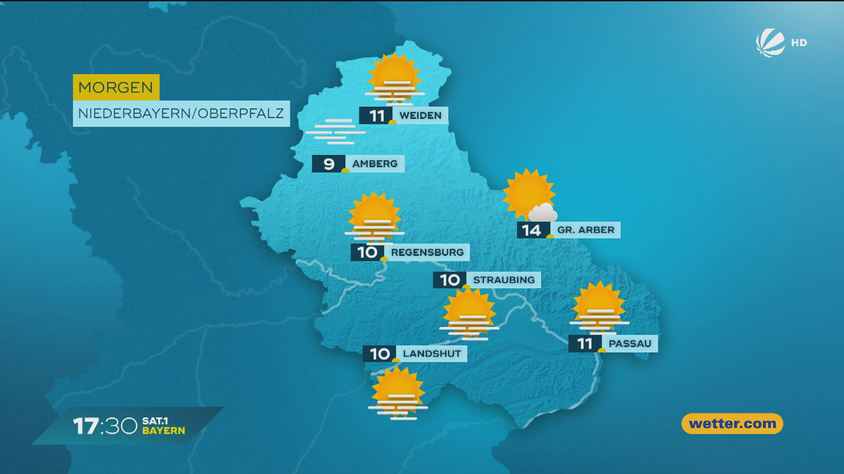 Das Bayern-Wetter vom 04.11.2025: Sonne, Nebel und kühle Nächte