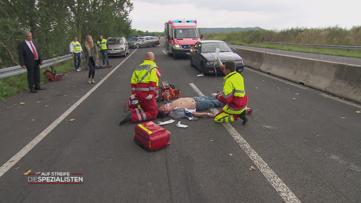 Besinnungslos auf der Autobahn