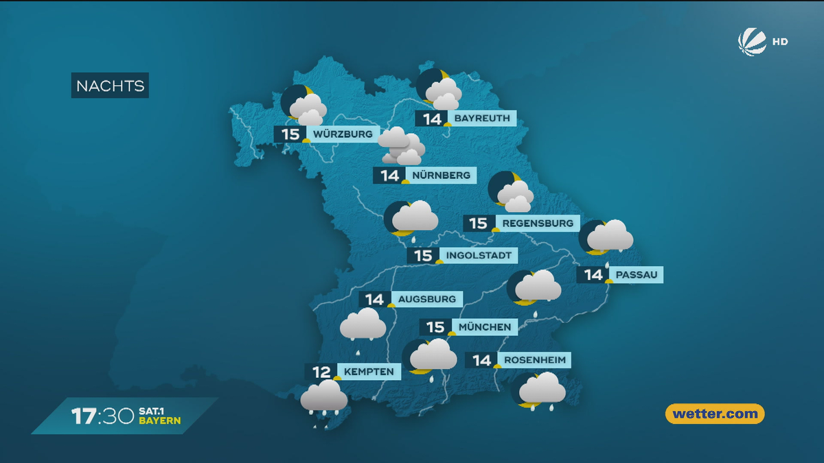 Das Bayern-Wetter vom 25.07.2025: Wechselhaftes Wetter im Freistaat