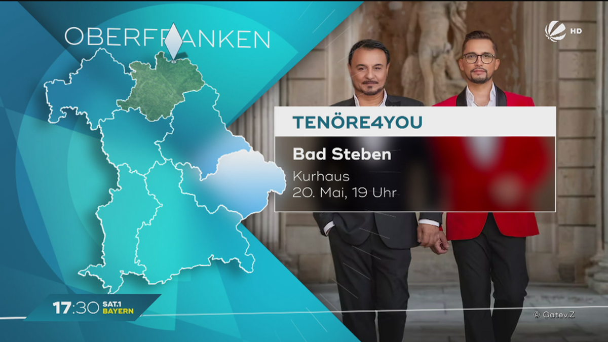 Mein Bayern erleben – Freizeittipps: „Tenöre4You“ bis „Oimara"